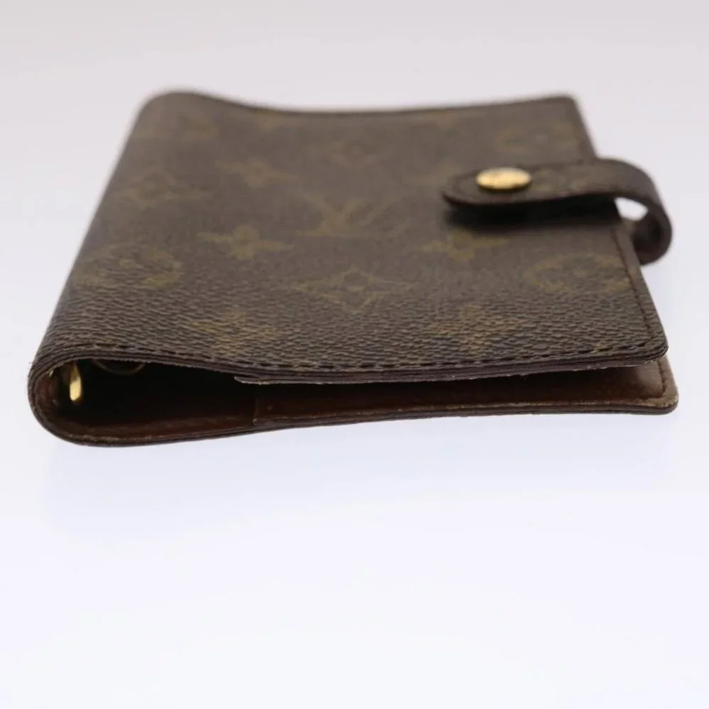 LOUIS VUITTON Monogram Agenda PM Day Planner Cover LV Auth